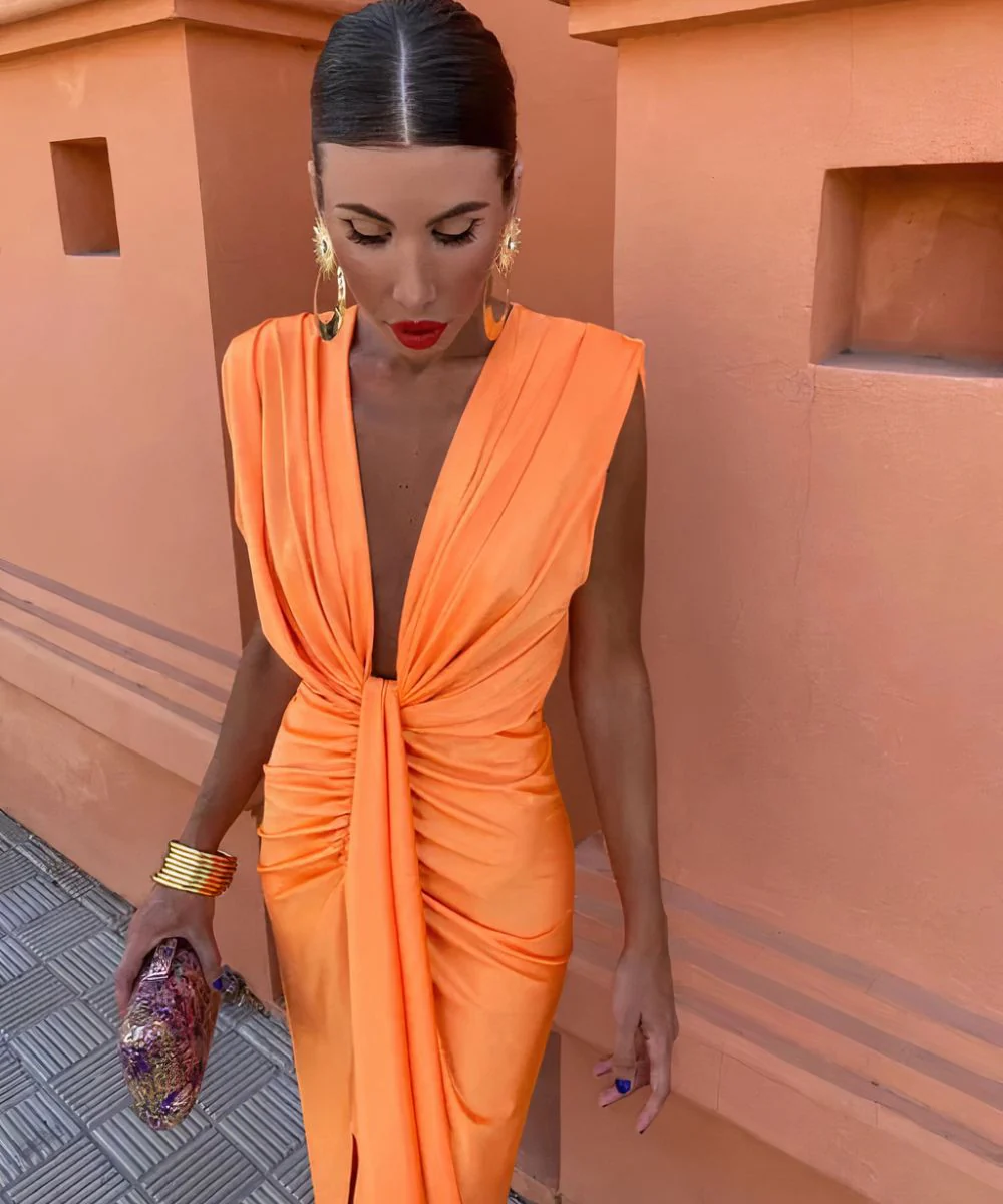 Ofelia® | Party Dress With A Deep Neckline - Image 3