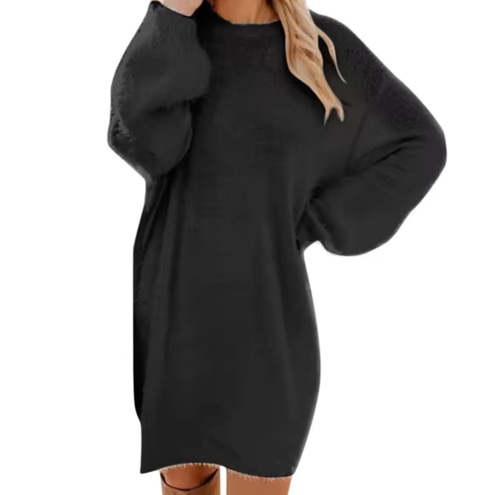 Olga | Casual knit dress - Image 3