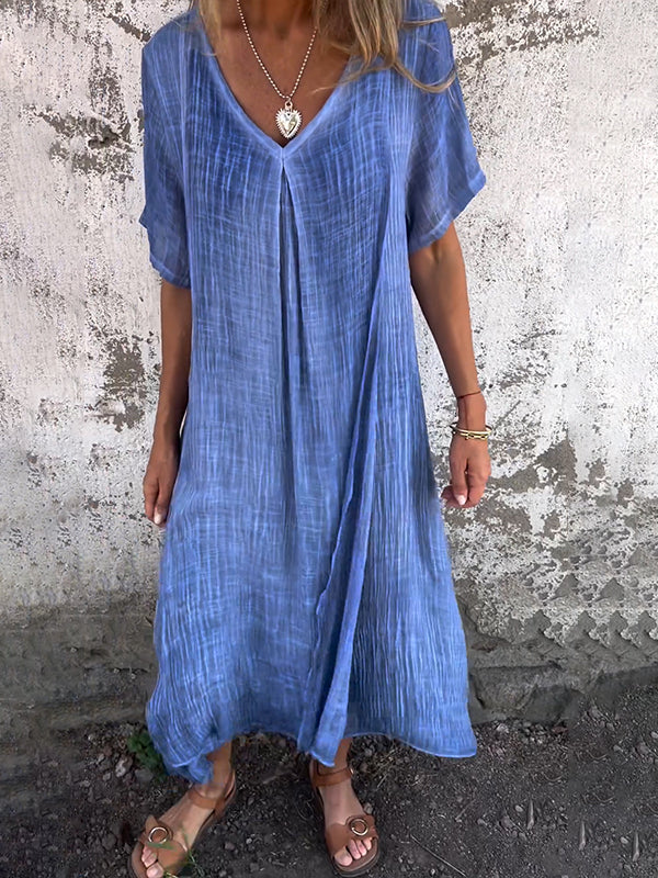 Olga® | Cotton And Linen Dress