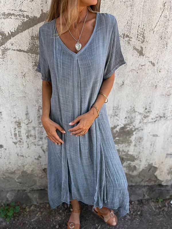 Olga® | Cotton And Linen Dress - Image 11