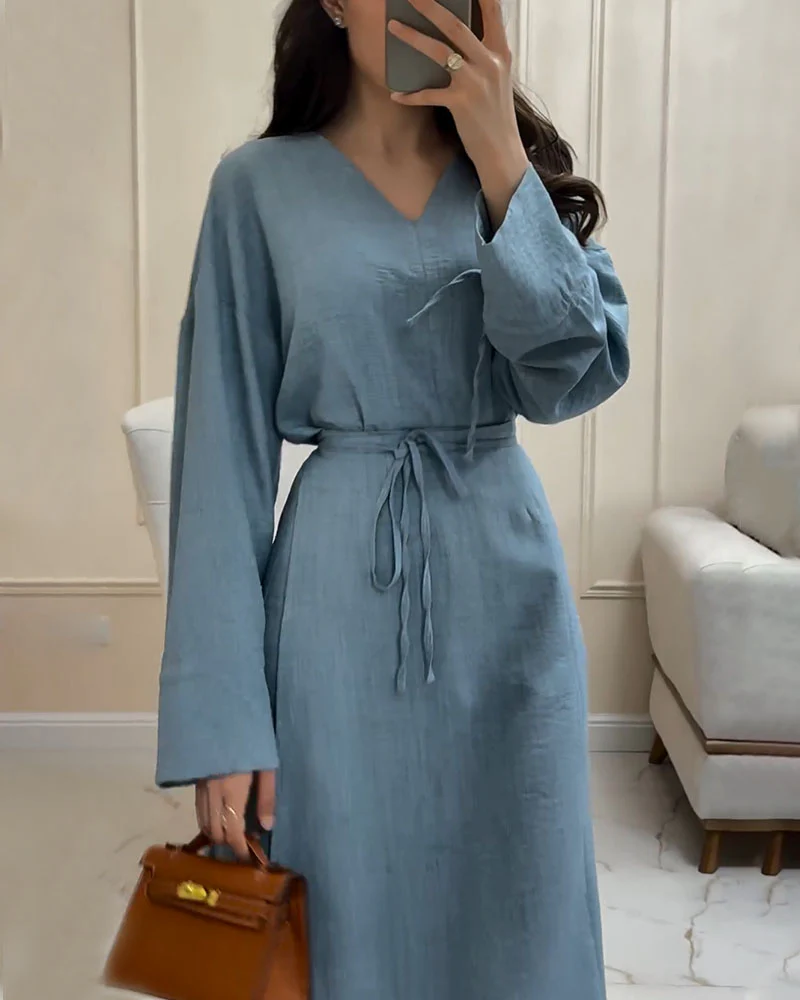 Olga® | Maxi Dress With Belt - Image 2