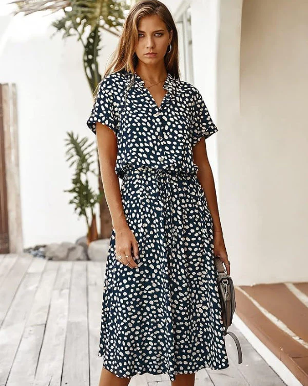 Olivia® | Chic Midi Summer Dress For A Sophisticated Look - Image 4