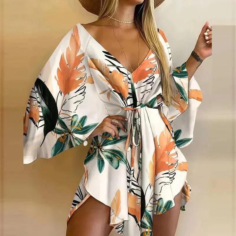 Ora® | Elegant Patterned Dress - Image 9