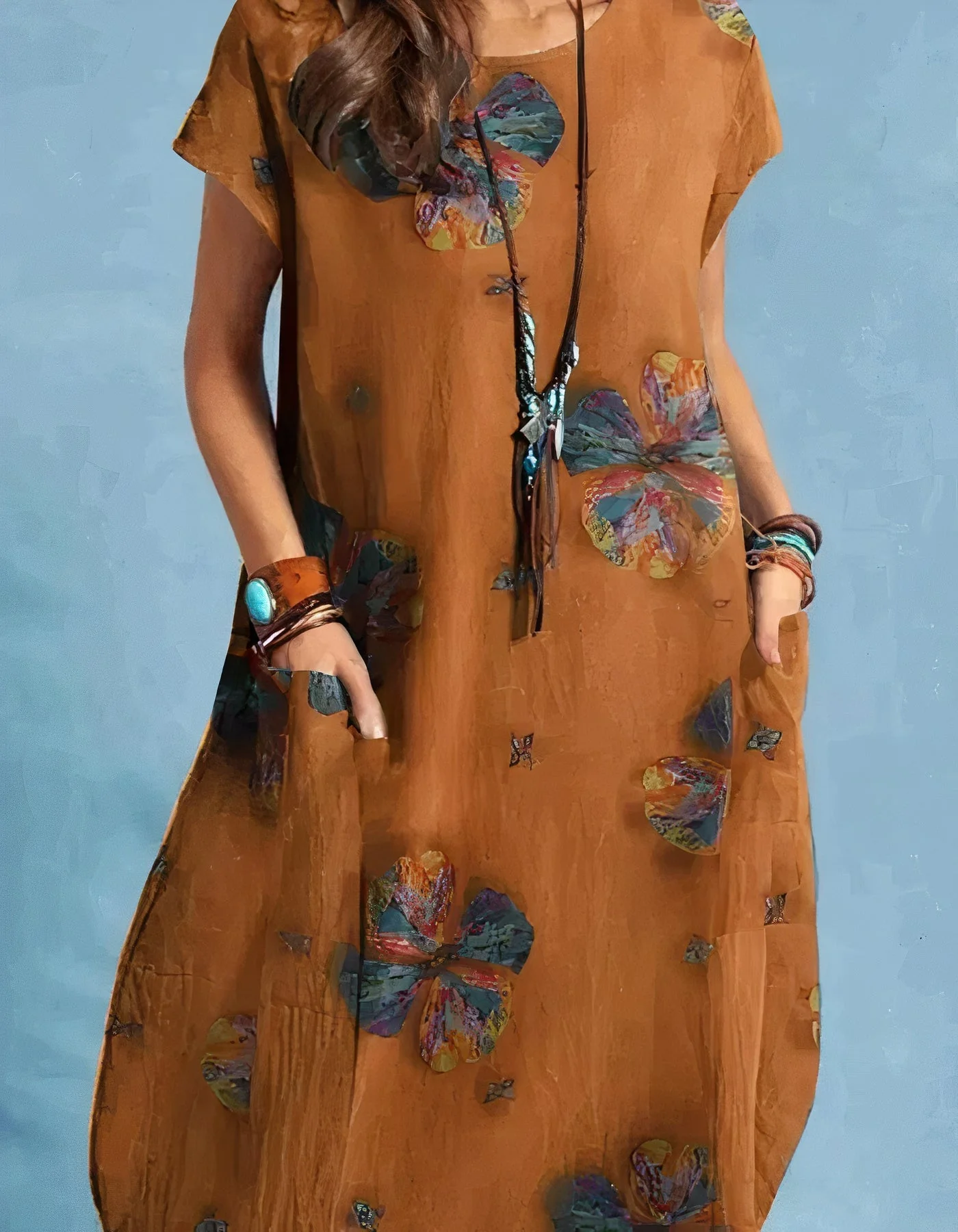 Oriana® | Vintage Style Midi Dress - Image 3