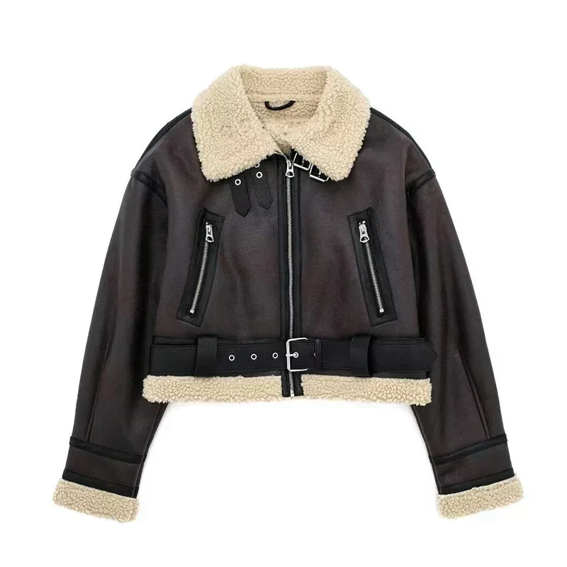 Ornella® | Exterior coat elegant and stylish with belt - Image 6