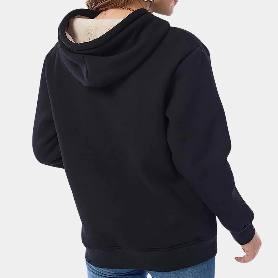 Ornella | Fashionable and minimalist winter hoodie - Image 2