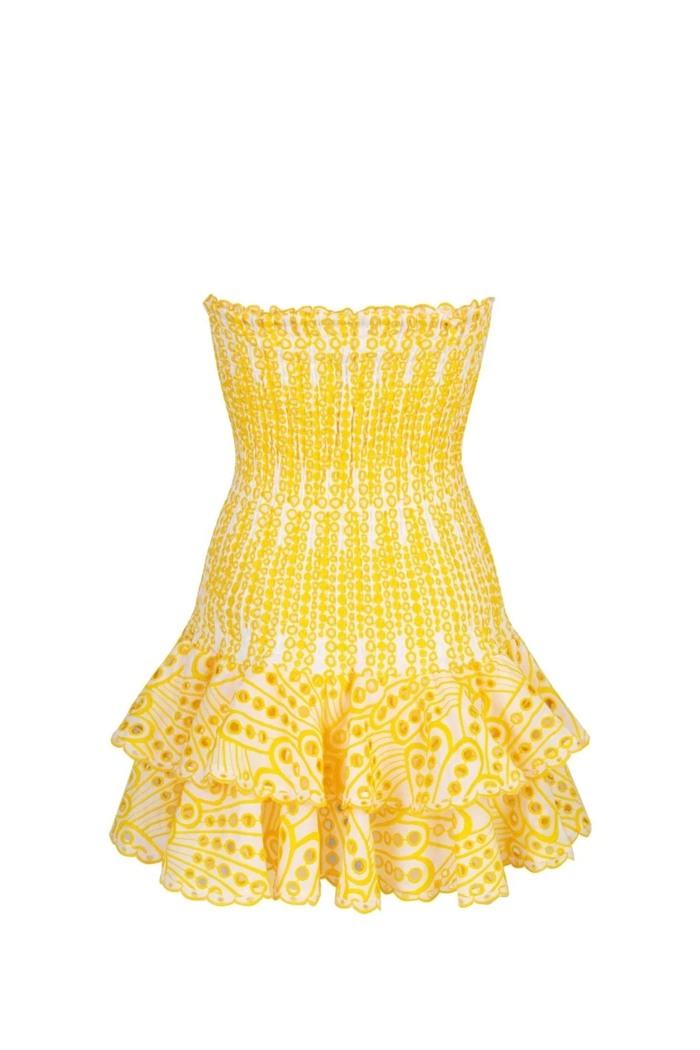 Ornella® | Strapless, Figure-Hugging Mini Dress With Embroidered Lace - Image 5