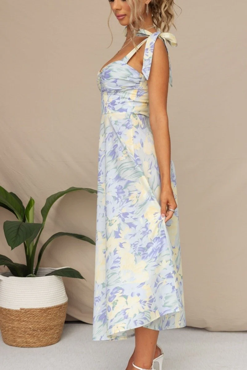 Otilia® | Printed Midi Dress With Straps - Image 2