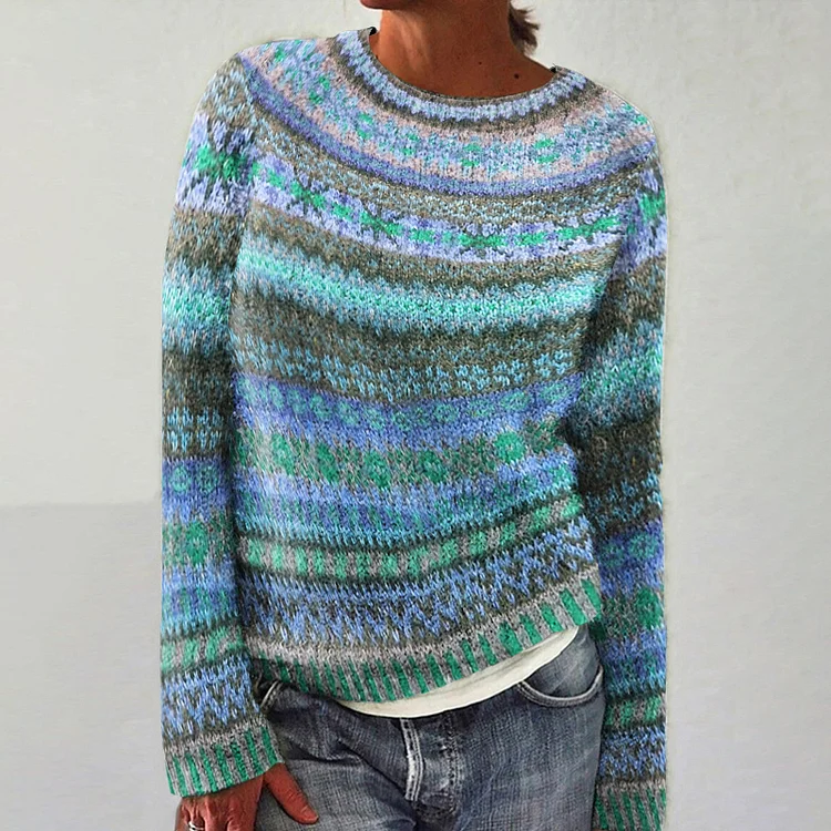 Paige | Elegant Vintage Sweater - Image 2