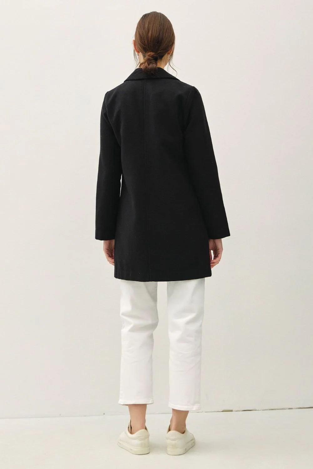 Paloma | Be Cool one button long sleeve coat with pockets - Image 2