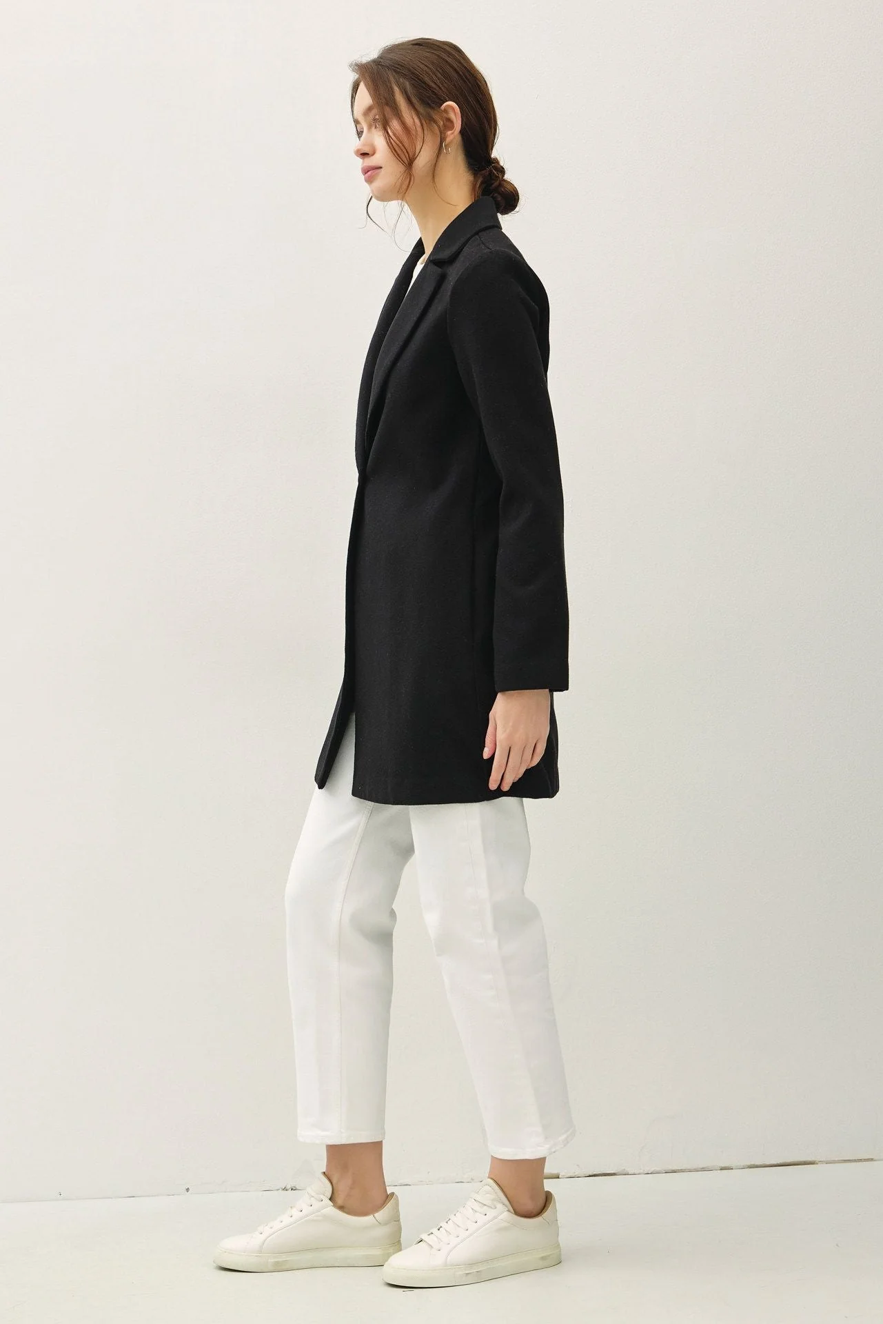 Paloma | Be Cool one button long sleeve coat with pockets - Image 3