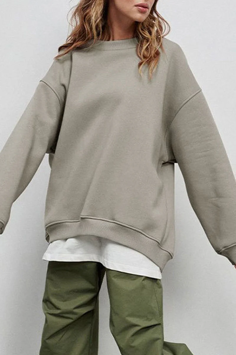 Paloma | Casual plain plain O-neck tops - Image 12