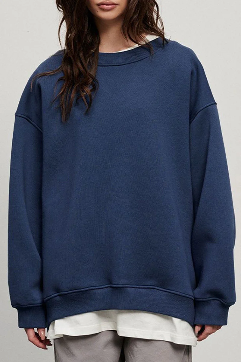Paloma | Casual plain plain O-neck tops - Image 19