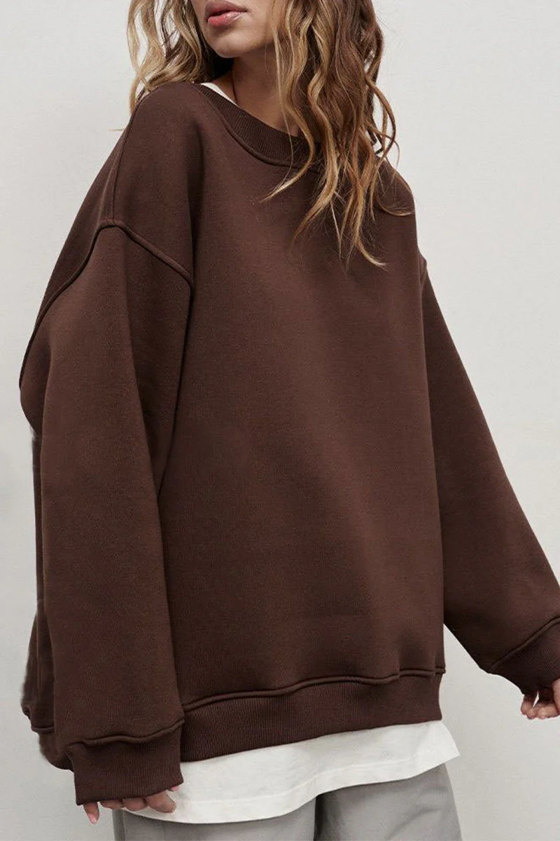 Paloma | Casual plain plain O-neck tops - Image 22
