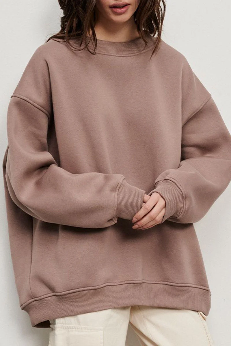 Paloma | Casual plain plain O-neck tops - Image 37