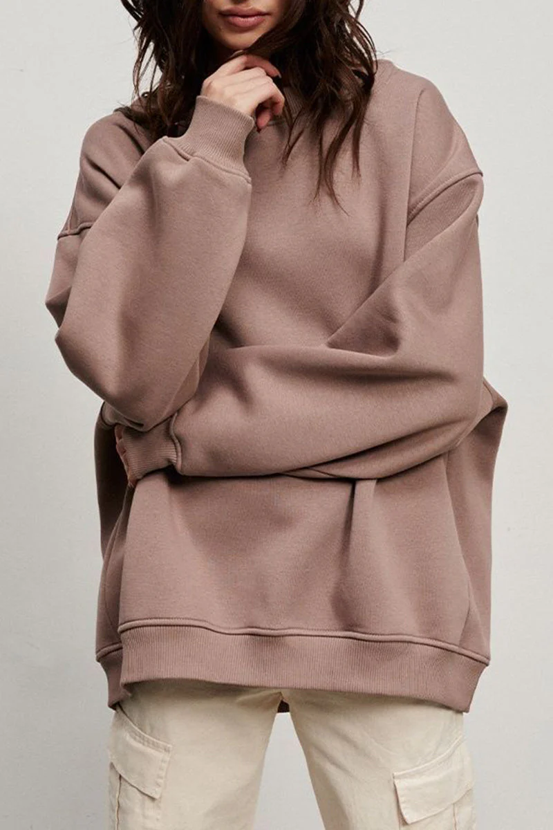 Paloma | Casual plain plain O-neck tops - Image 38