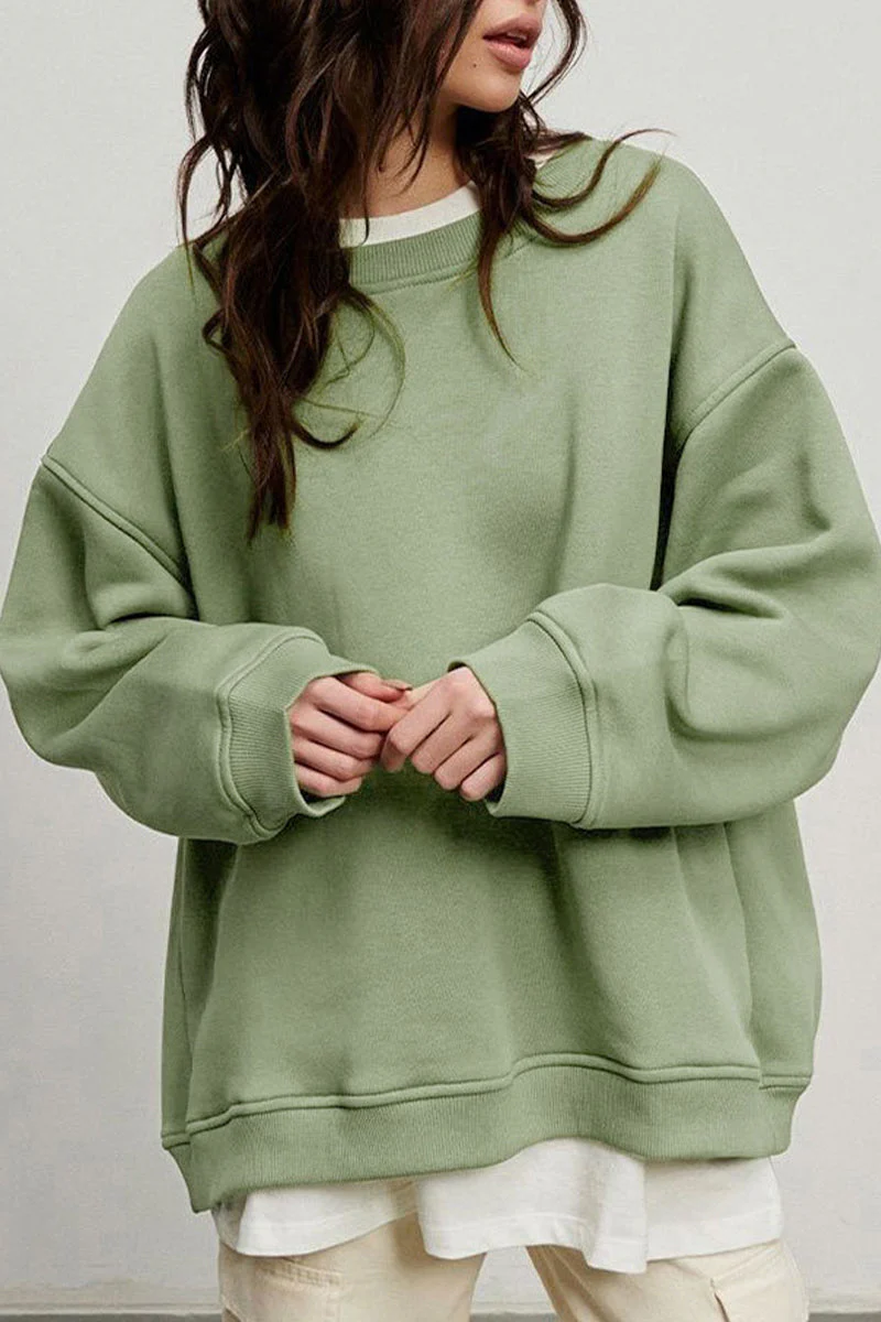 Paloma | Casual plain plain O-neck tops - Image 8