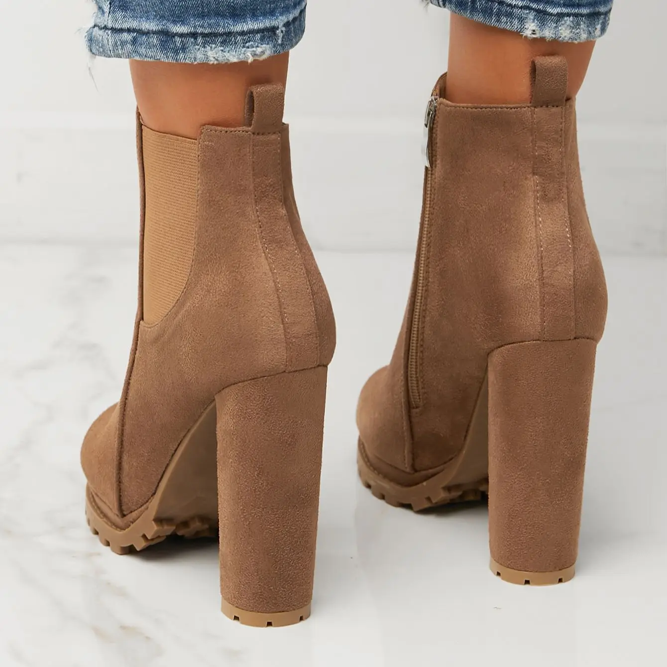 Paloma | Women's boots with a chunky heel - Image 3