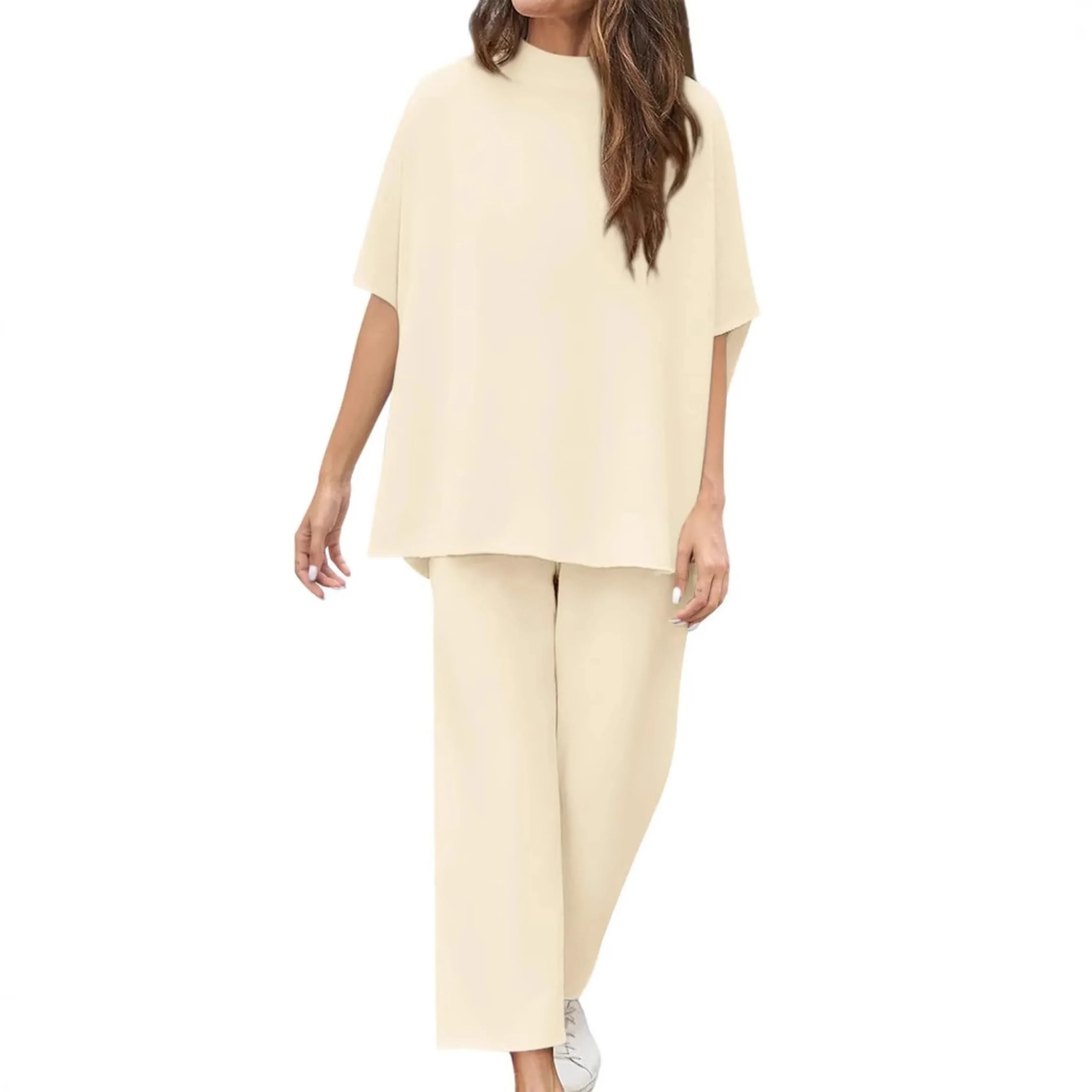 Paola® | Cozy women's loungewear set with batwing sleeves - Image 6