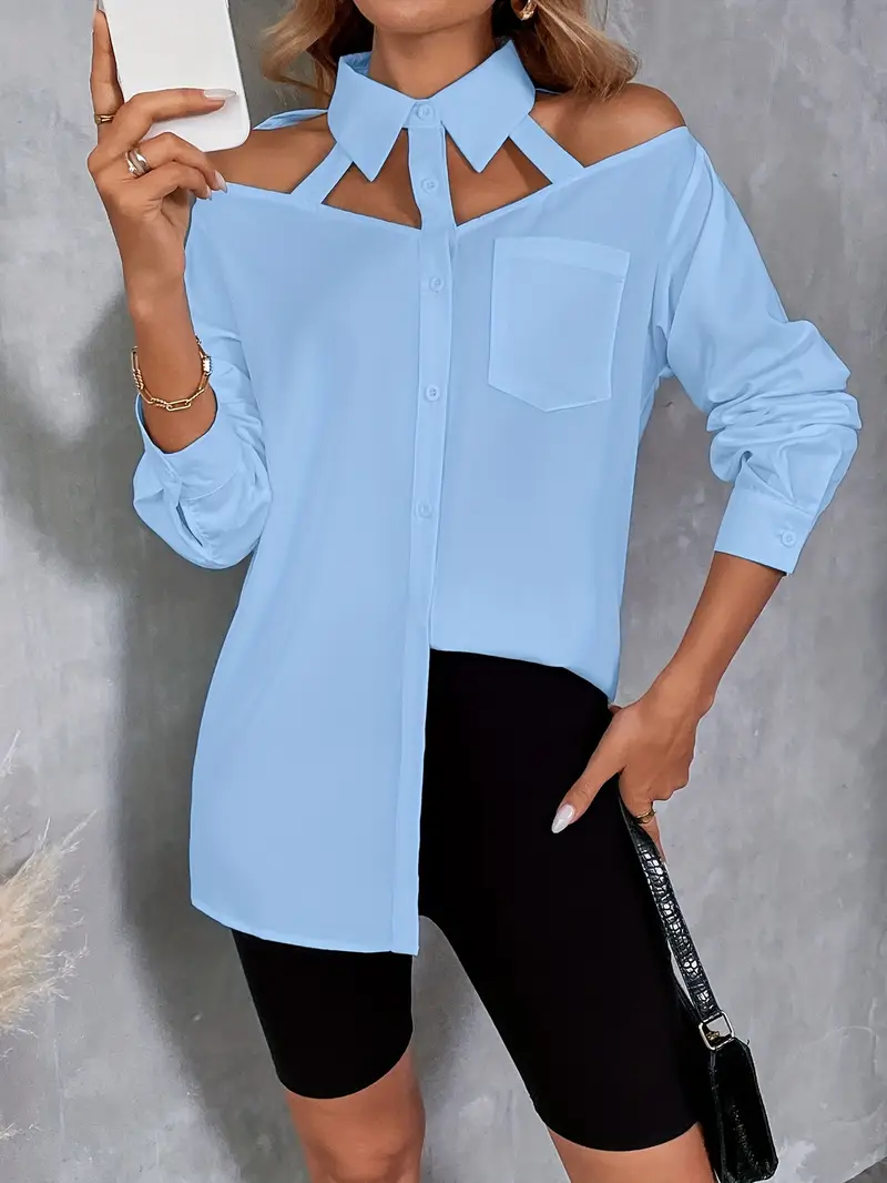 Paola® | Elegant And Modern Cut Blouse - Image 5
