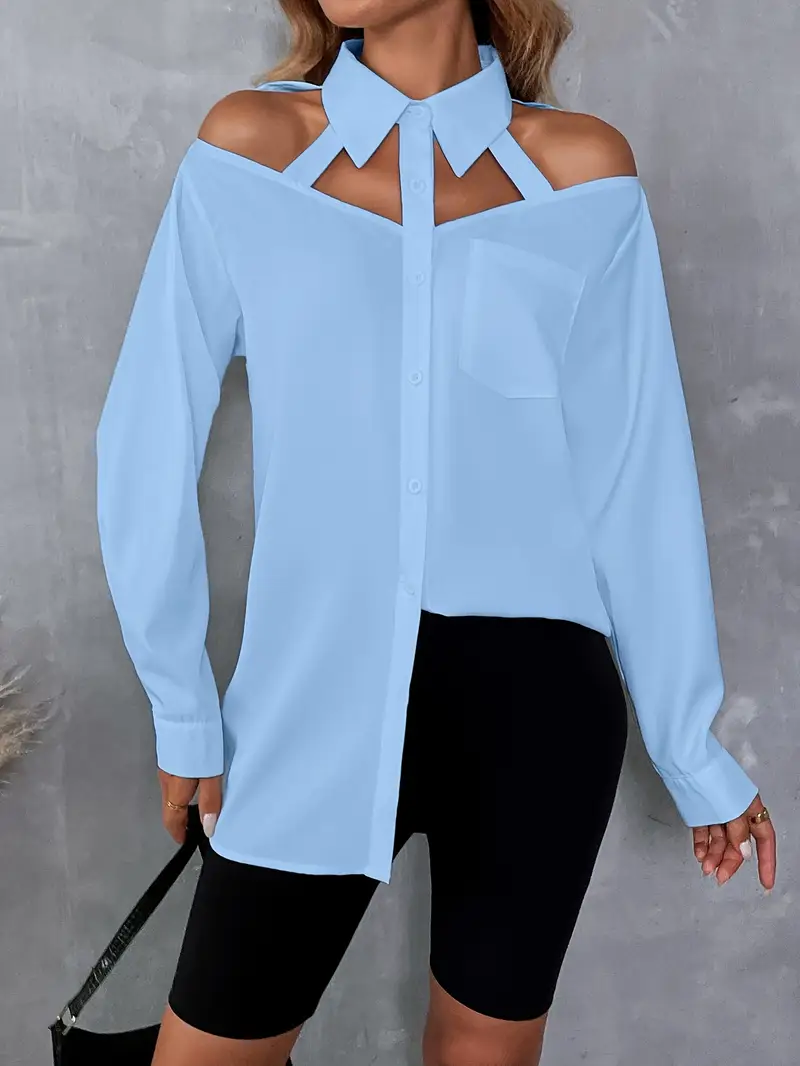 Paola® | Elegant And Modern Cut Blouse - Image 6