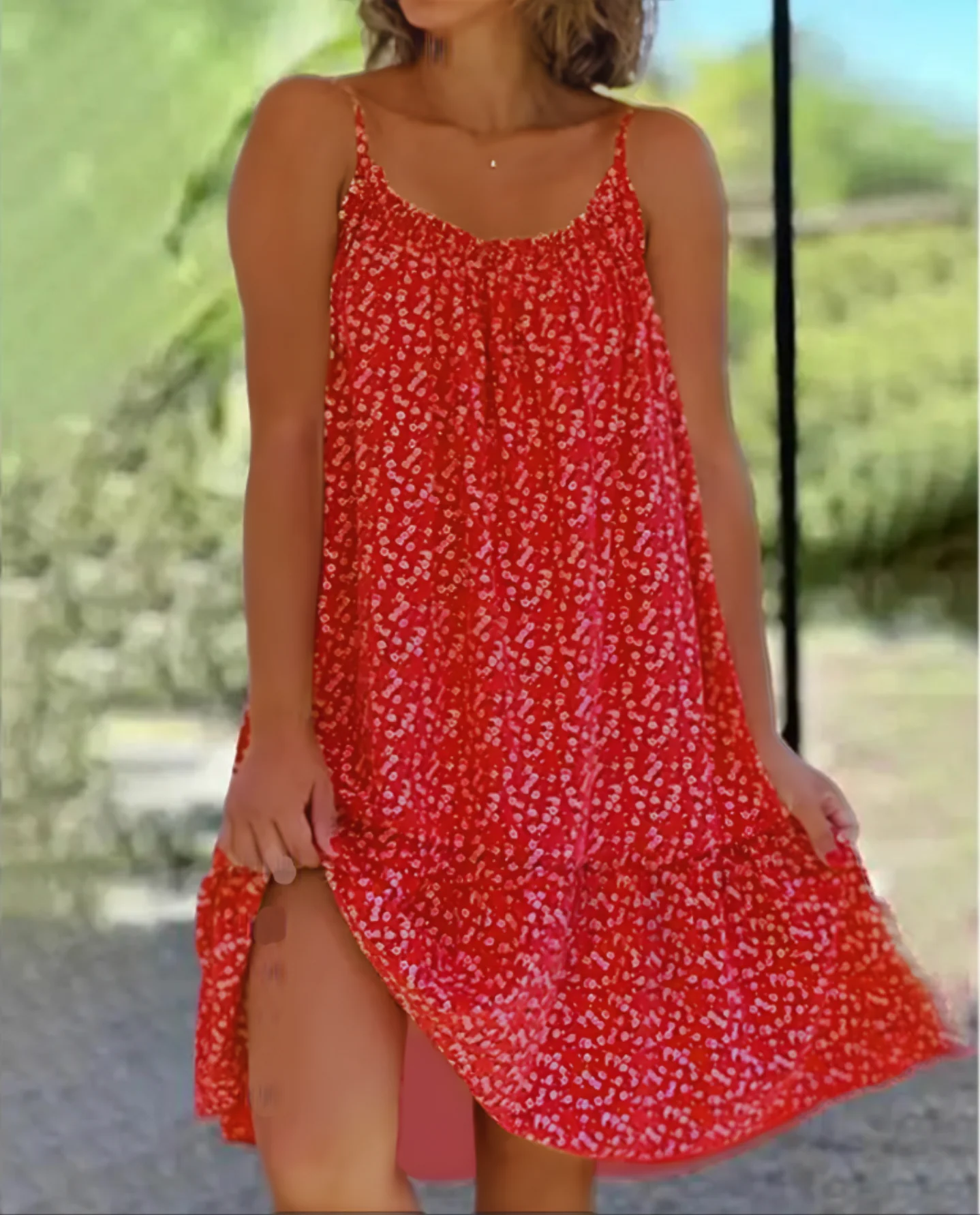 Paola® | Elegant printed dress for women - Image 4