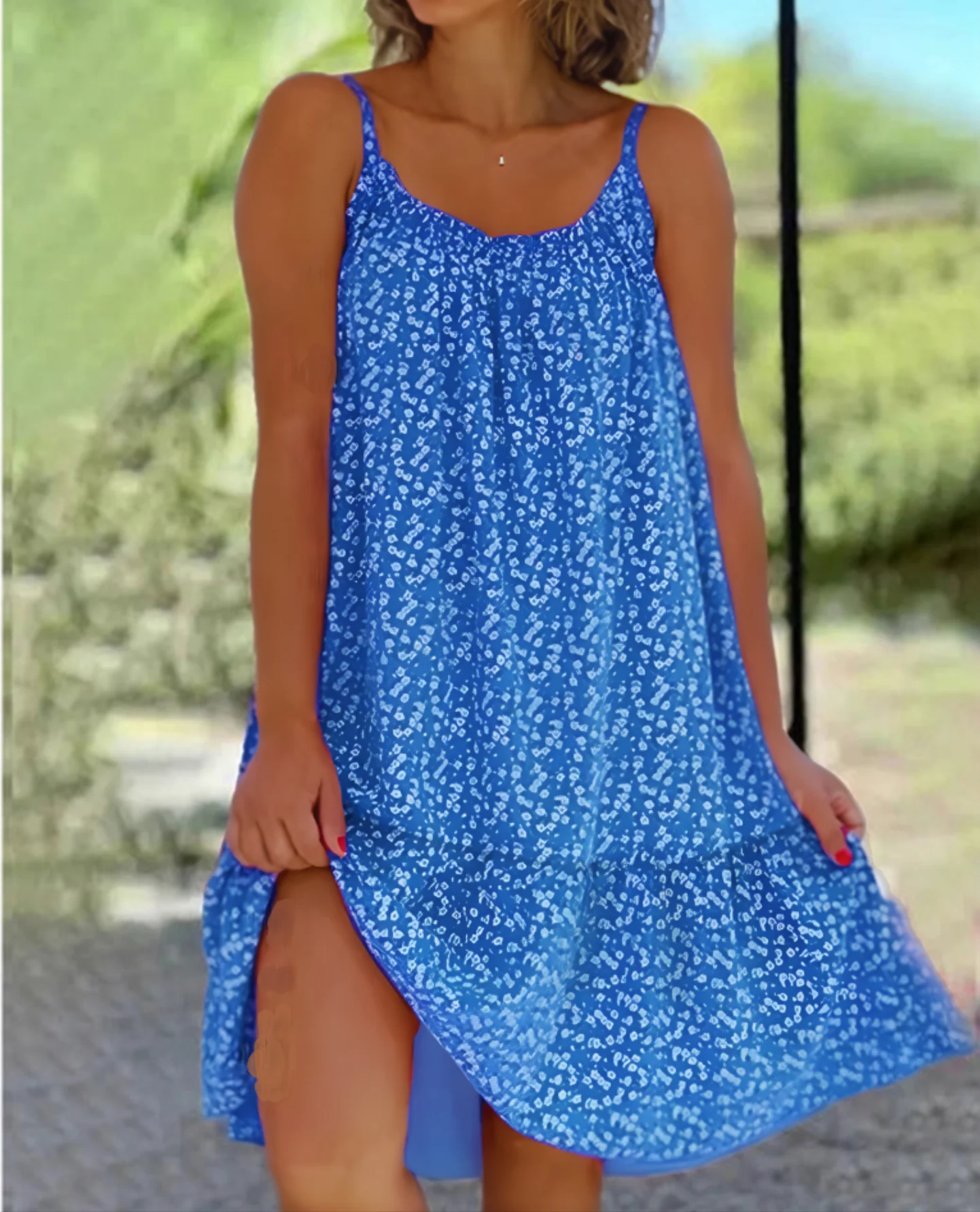Paola® | Elegant printed dress for women - Image 6