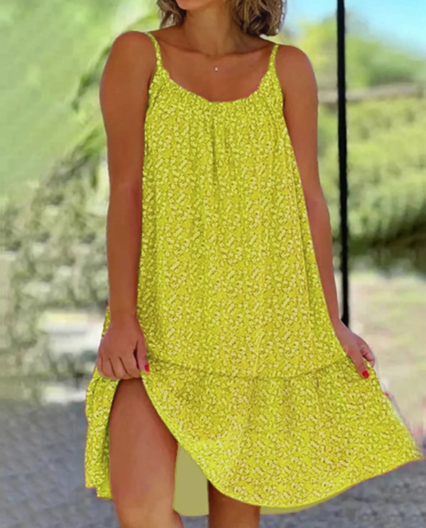 Paola® | Elegant printed dress for women - Image 7