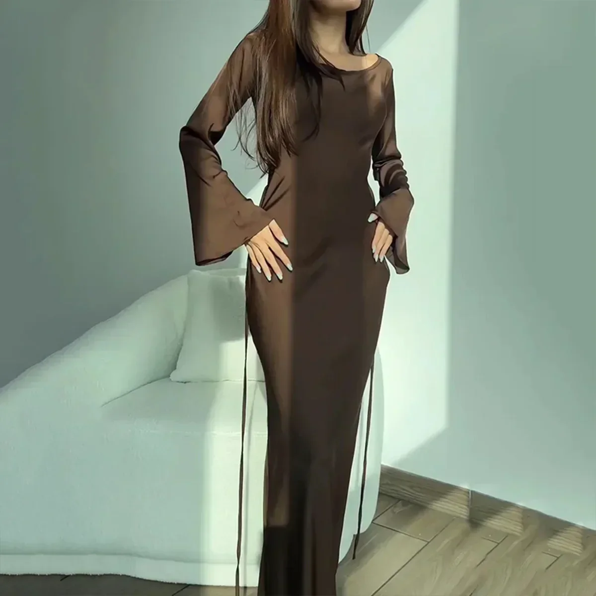 Paola® | Long-sleeved women's dress - Image 2