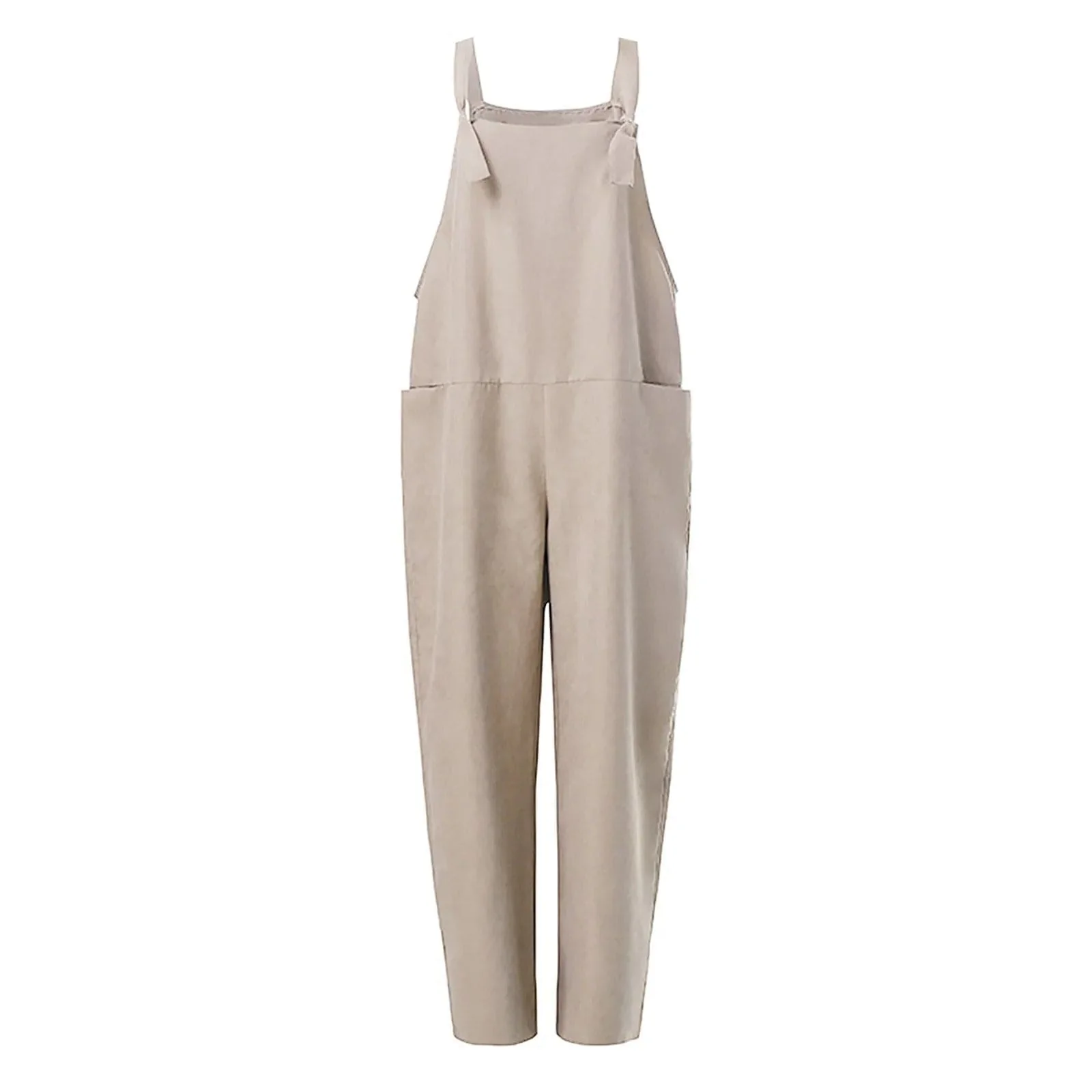 Pari® | Overall Jumpsuit Made Of Loosely Tied Cotton And Linen - Image 13