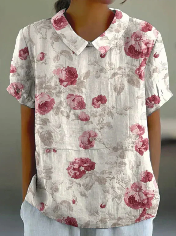 Paris® | Floral Pattern Casual Blouse - Image 2