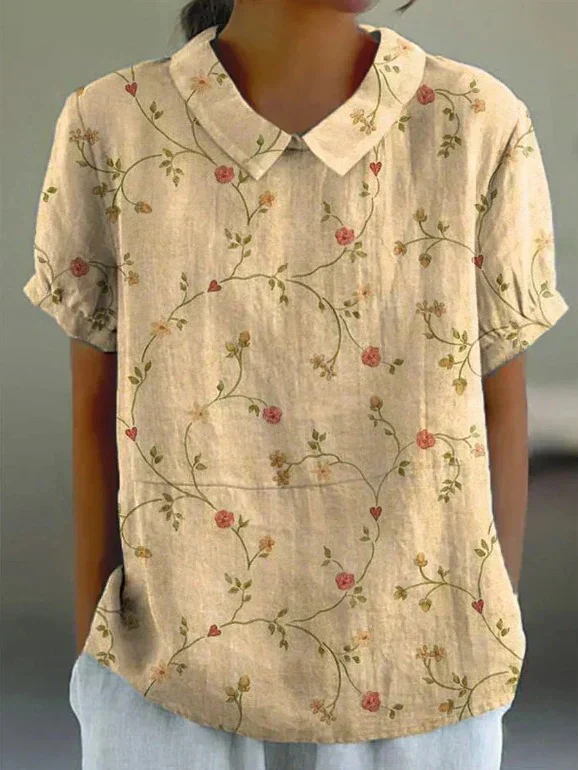 Paris® | Floral Pattern Casual Blouse - Image 4