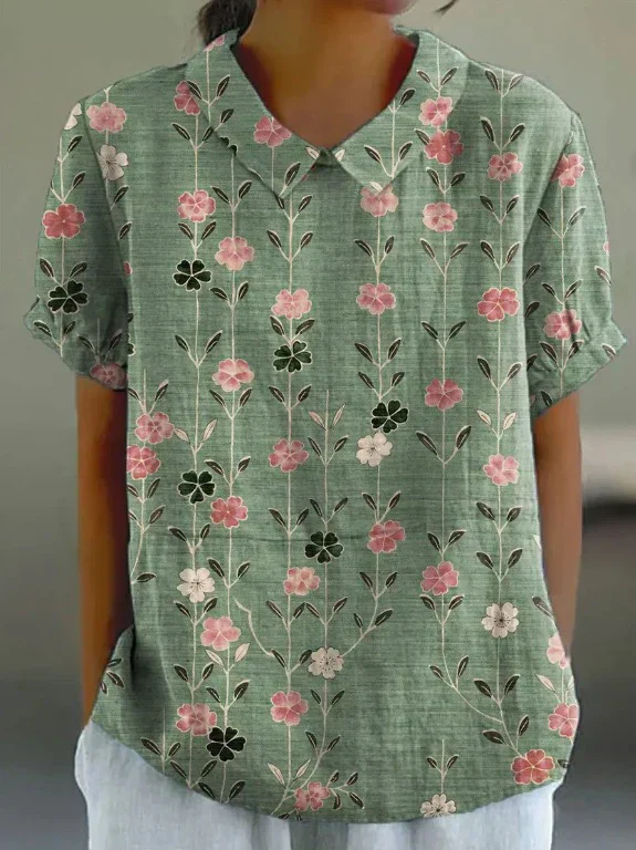 Paris® | Floral Pattern Casual Blouse - Image 5