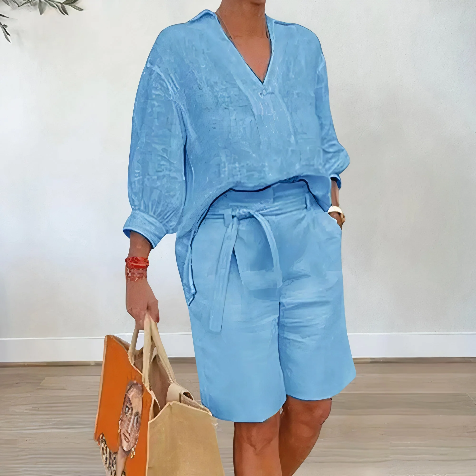 Pata® | Summer Shorts & Blouse Set - Image 3