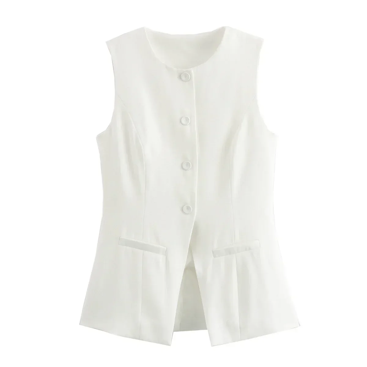 Patricia® | Elegant women's two-piece set vintage short sleeve button placket - Image 16