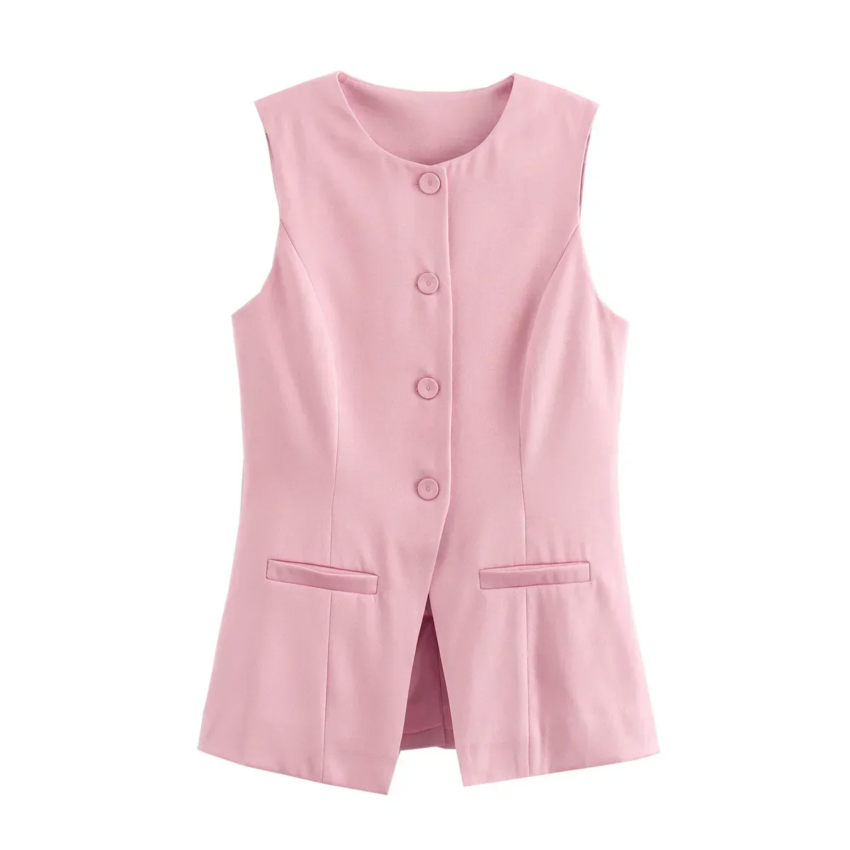 Patricia® | Elegant women's two-piece set vintage short sleeve button placket - Image 17