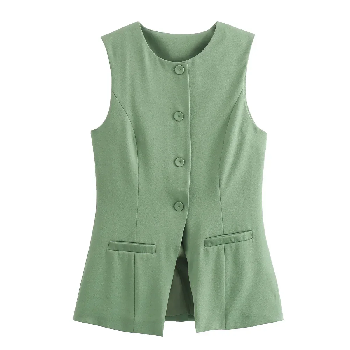 Patricia® | Elegant women's two-piece set vintage short sleeve button placket - Image 18