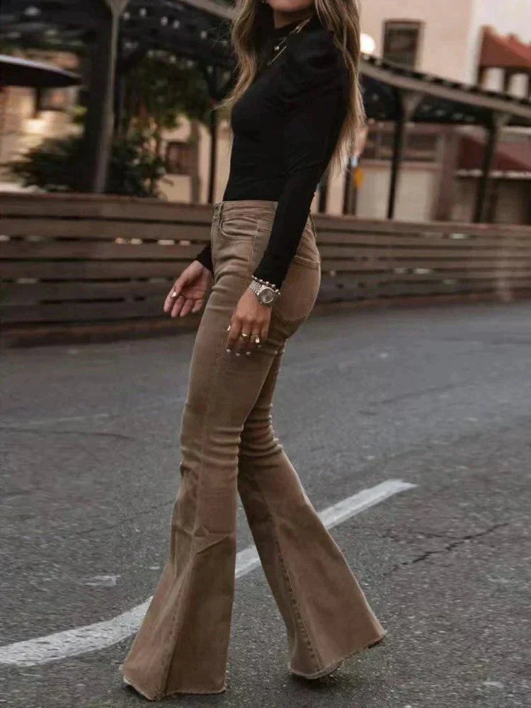 Patricia® | Flared corduroy trousers for women - Image 5