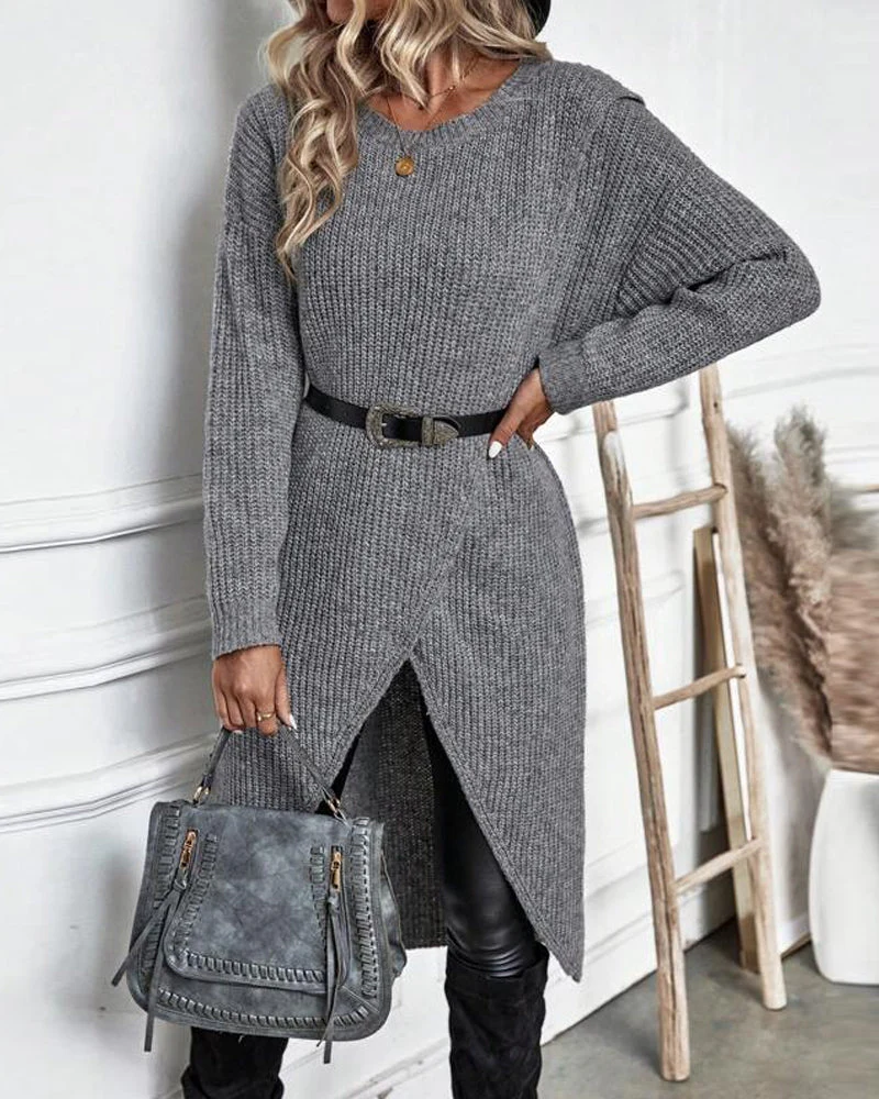 Patricia | Elegant Long Sweater - Image 7