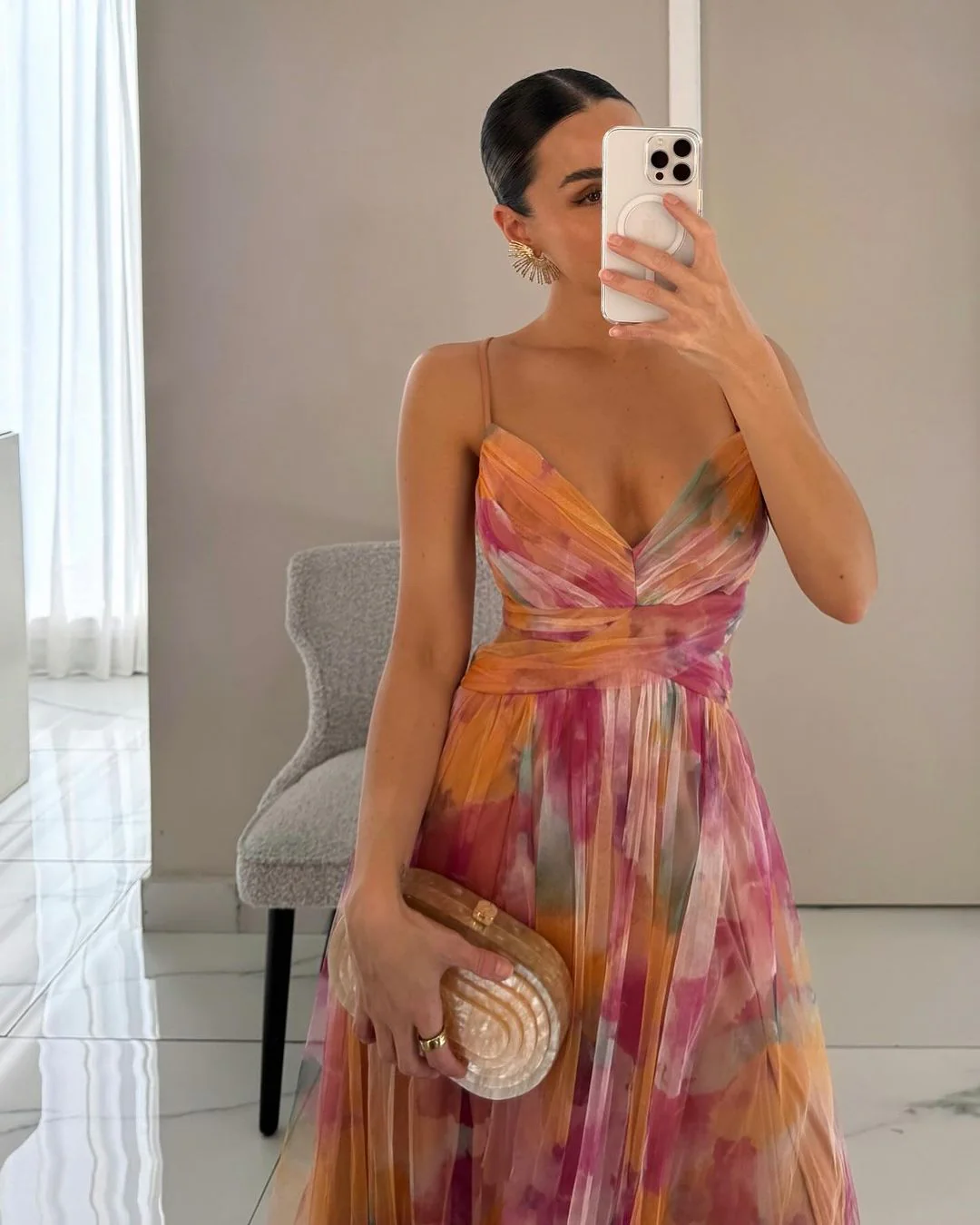 Paty® | Elegant Maxi Dress In An Elegant Floral Print - Image 2