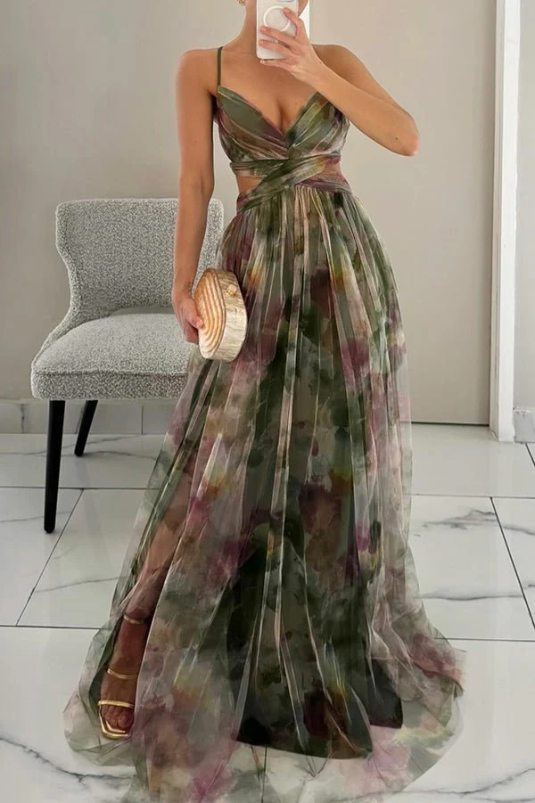 Paty® | Elegant Maxi Dress In An Elegant Floral Print - Image 8