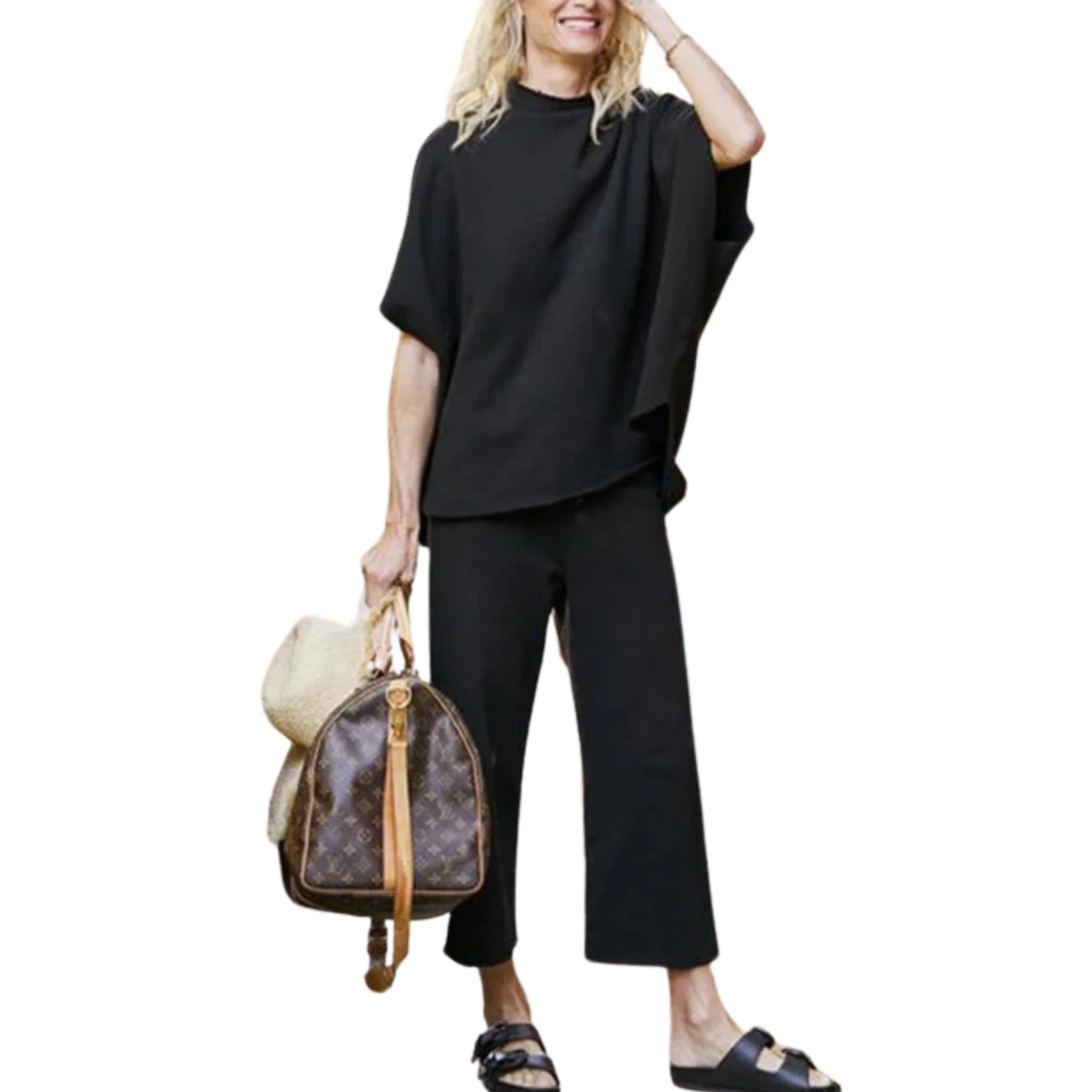 Paula® | Cozy women's loungewear set with batwing sleeves - Image 7