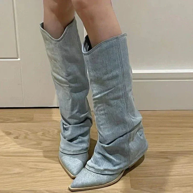 Paula® | Knee high cowboy boots