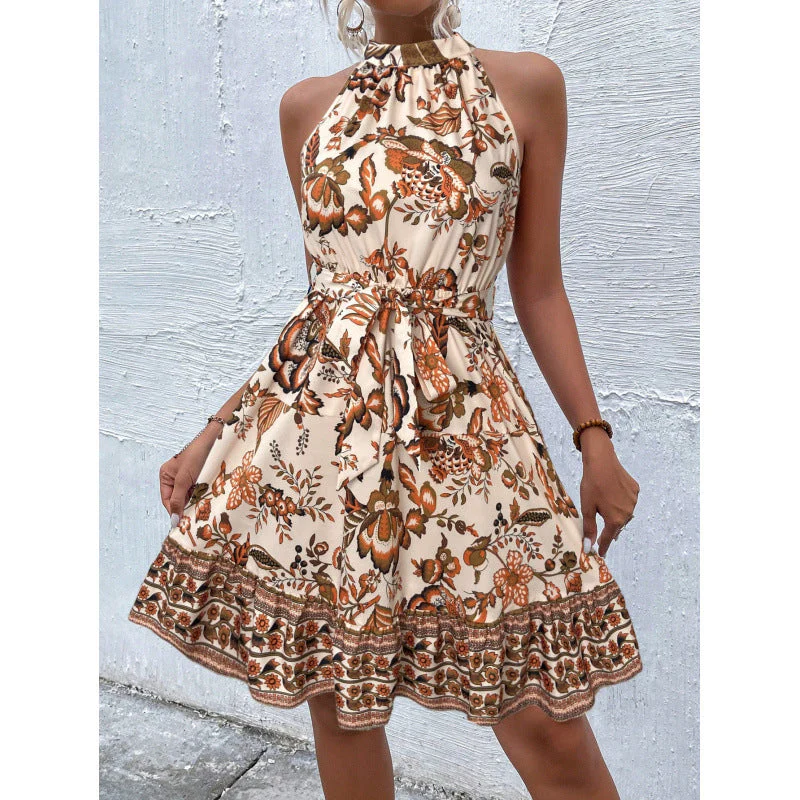 Paula® | Women'S Floral Halter-Back Mini Dress - Image 2