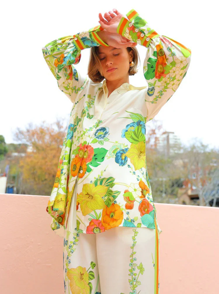 Paula® | Women's floral print two-piece set - Image 4
