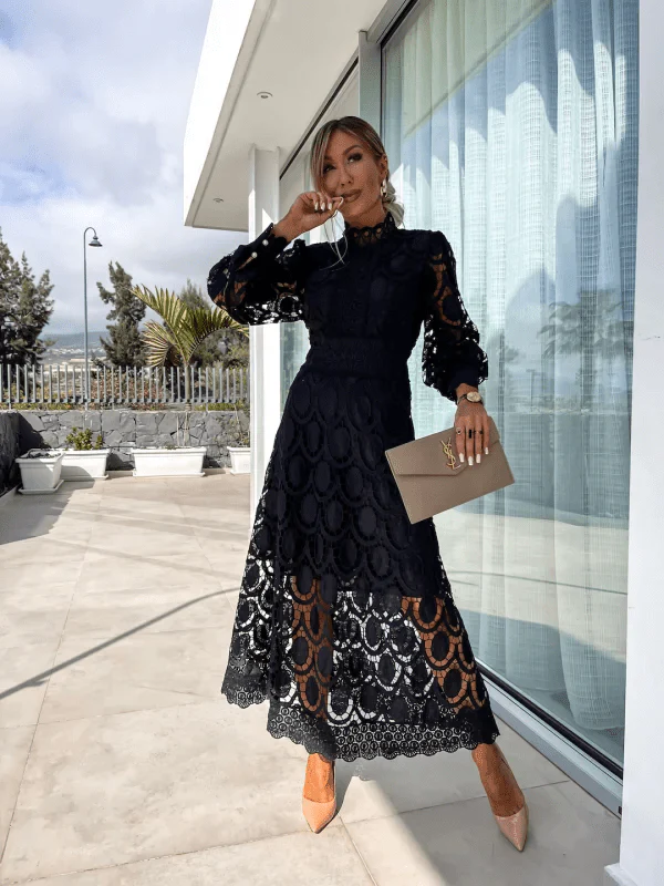 Paulina® | Elegant Midi Dress - Image 3