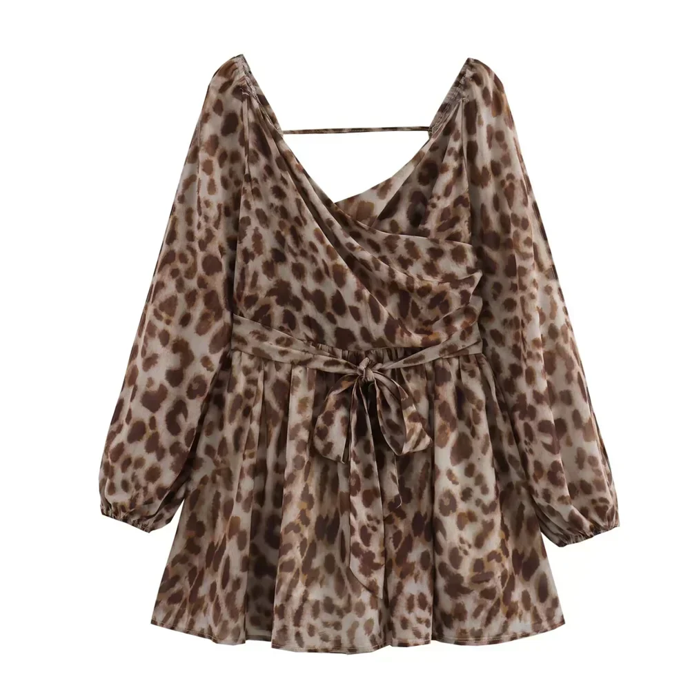 Paulina® | Leopard Print Polyester Summer