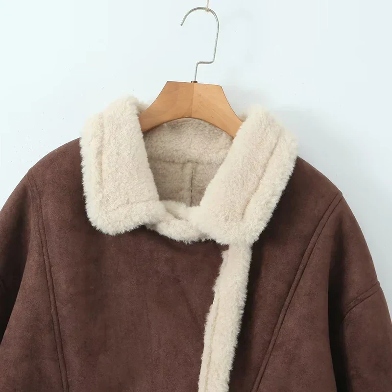 Paulina | Women's oversized sheepskin jacket - Image 3