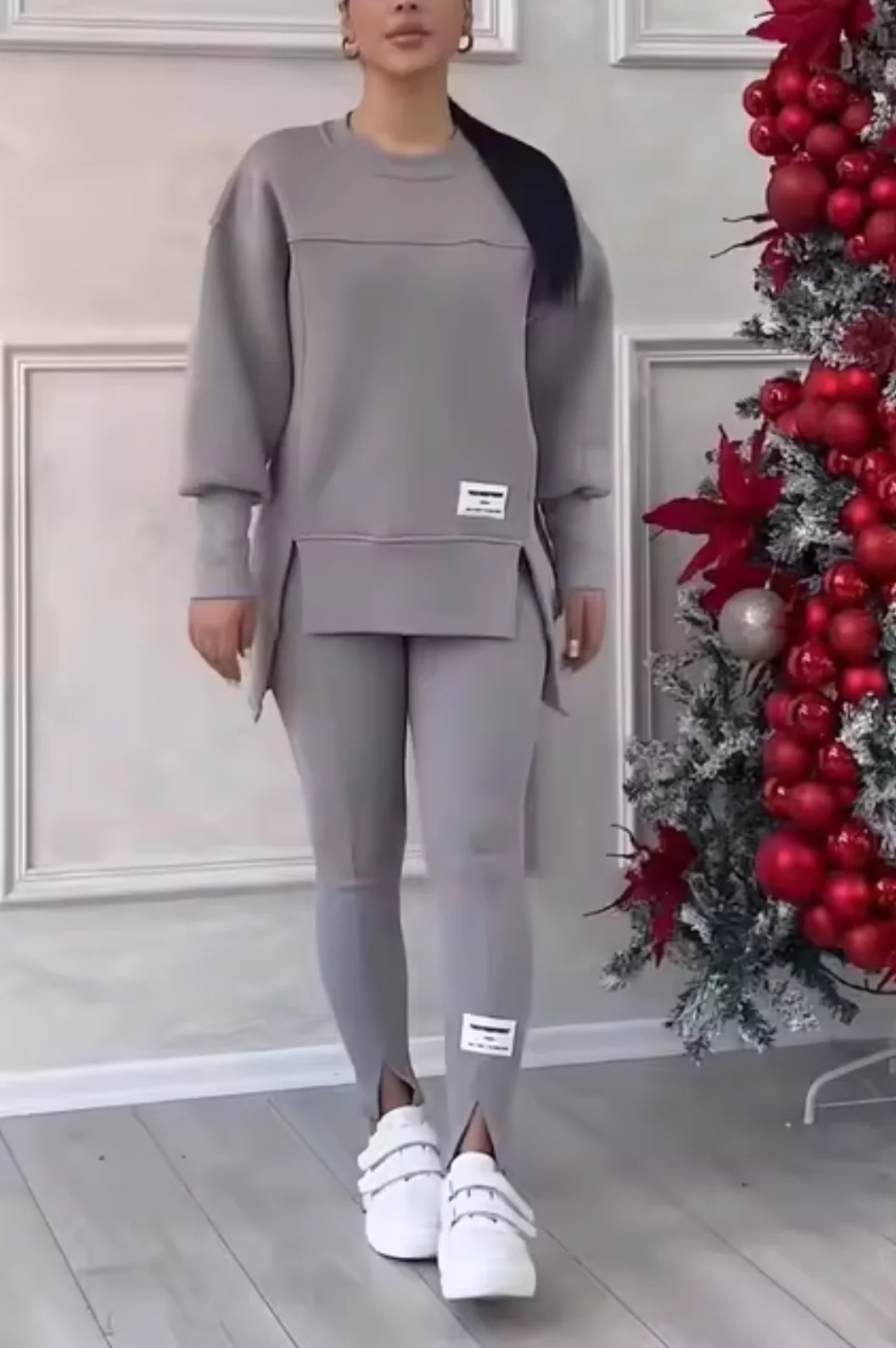 Paz | Elegant sweater and trousers set - Image 4