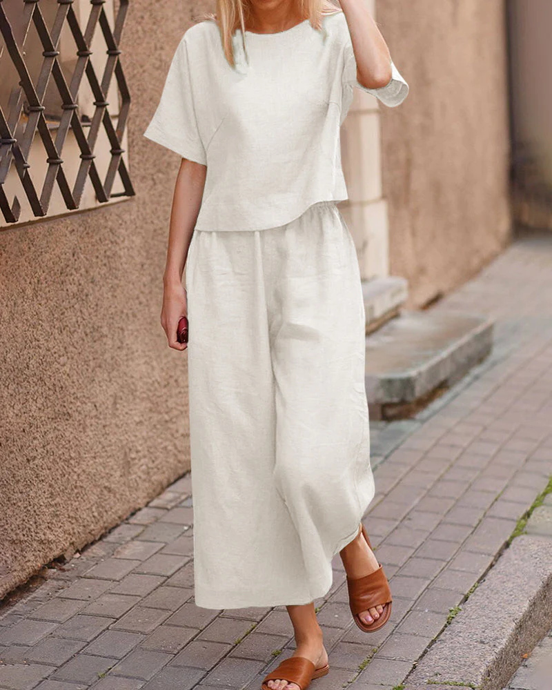 Pearlie® | Trendy Two-Piece Set With A Flutter Top - Image 6